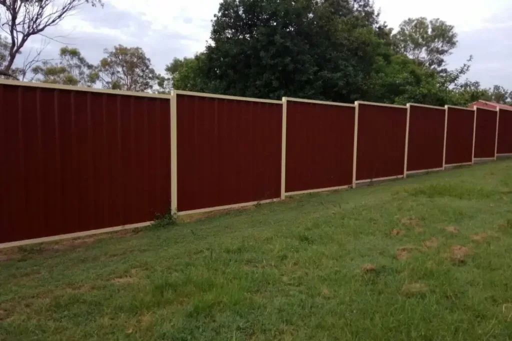 full privacy Colorbond fence