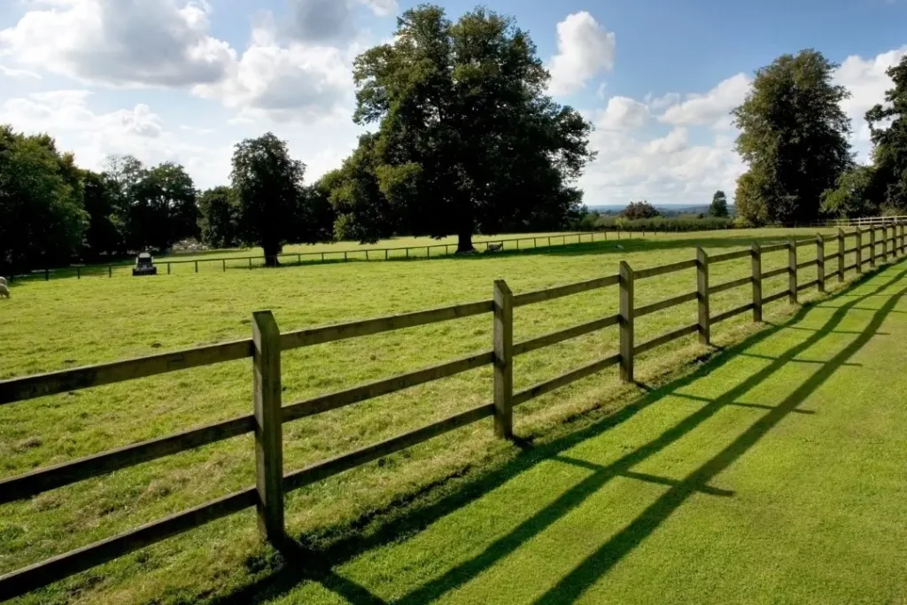 post and rail fence