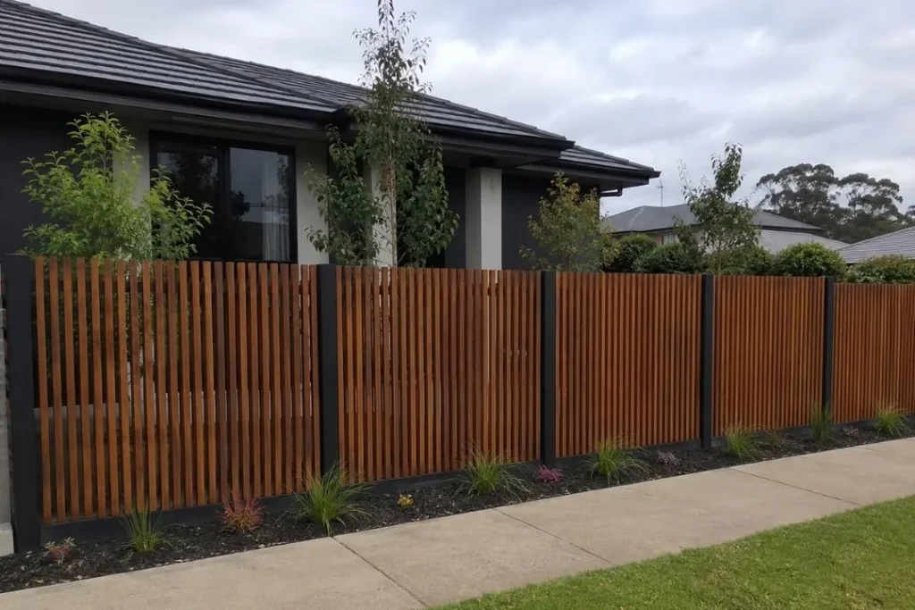 front boundary fencing
