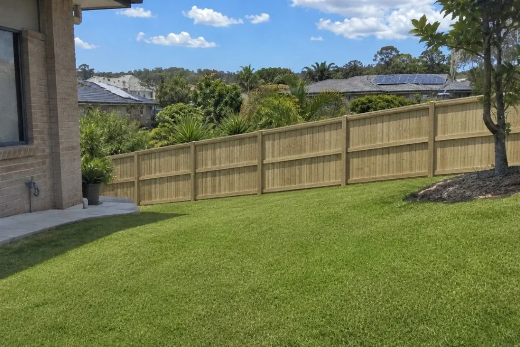 sloped ground fencing